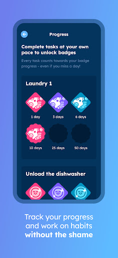 Screenshot of dubbii: the body doubling app