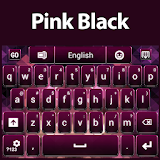 Pink Black Keyboard icon