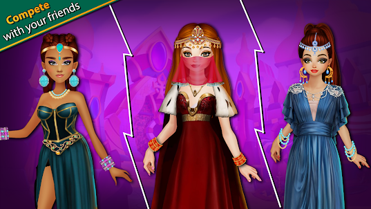 Dress up shop in arabic