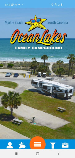Android application Ocean Lakes screenshort