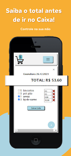 Android application lista de compras - CompraFácil screenshort