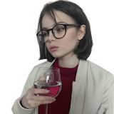Wine girl meme game icon