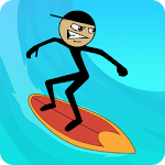 Cover Image of Download Stickman Surfer 1.0 APK