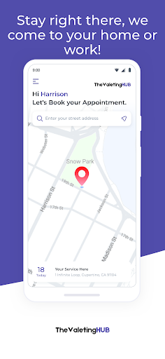 Android application The Valeting Hub screenshort