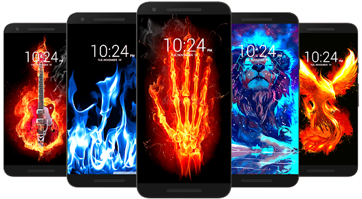 Fire Wallpaper HD & 4K android2mod screenshots 5