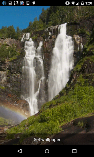 Waterfall Live Wallpaper Screen 2