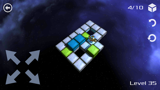Space Puzzle - Boxen bewegen & Rätsel lösen 3D