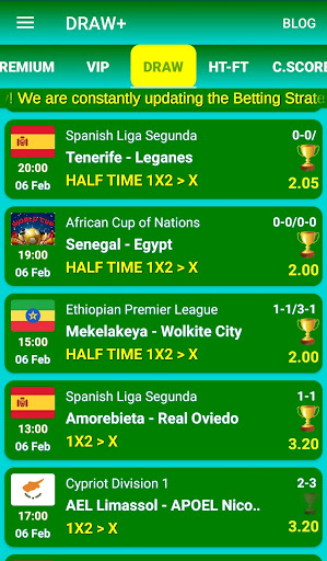 Betting Tips Screen 3