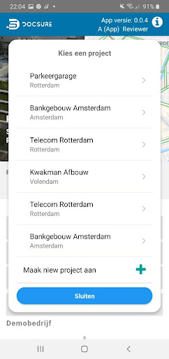 Mijn Docsure Screen 2