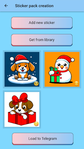 Android application Sticker maker for Telegram screenshort