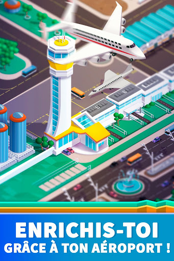 Télécharger Gratuit Idle Airport Tycoon - Jeu de gestion d'aéroport APK MOD (Astuce) screenshots 2