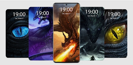 Android application Dragon Live Wallpaper Parallax screenshort