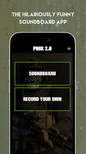Android application Prox2.0 screenshort