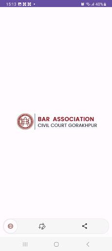 Android application Gorakhpur Bar Portal screenshort