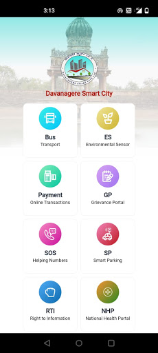 Android application Dvg Smartcity One App screenshort