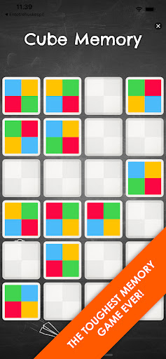 Android application Cube Memory screenshort
