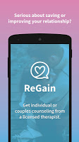 screenshot of ReGain - Couples Therapy
