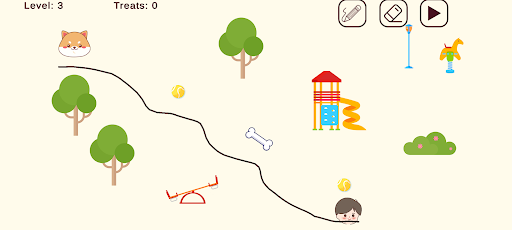 Android application Dog Rush : Home Draw Puzzle screenshort