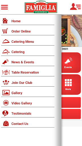 Famous Famiglia Pizzeria WP Screen 2