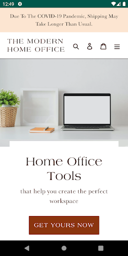 Android application TheModernHomeOffice screenshort