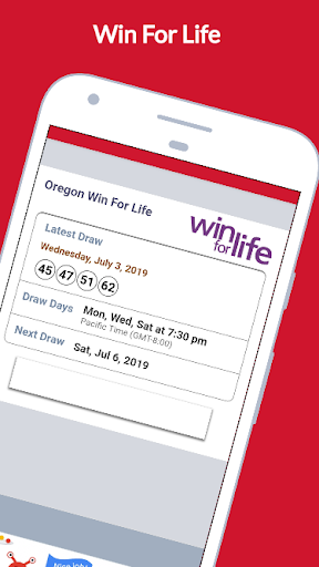 Oregon Lottery Results Screen 3