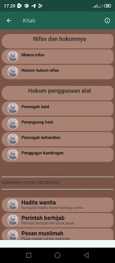 FIKIH WANITA OFFLINE Screen 2