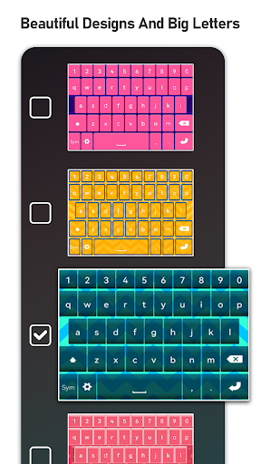 Big Keyboard For Android Phone Screen 3