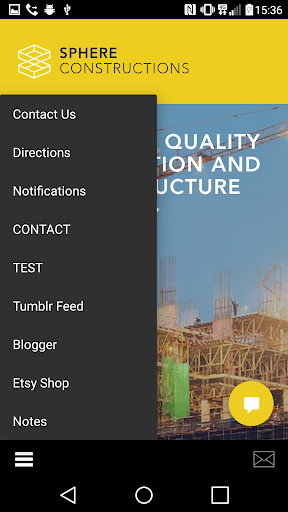 Android application Sphere Constructions screenshort