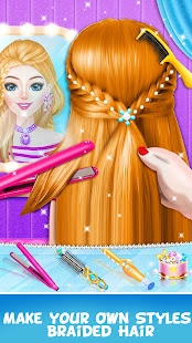 Fashion Braid Hair Salon Games 2.2.4 screenshots 2