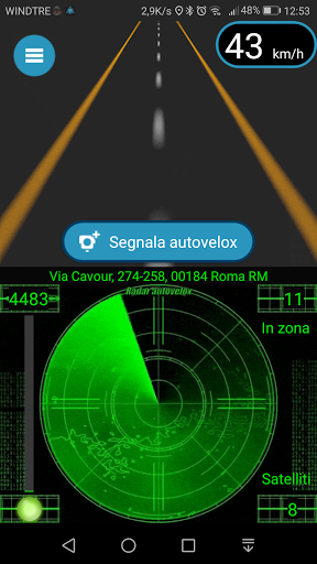 Android application Autovelox italiano - GPS Radar screenshort