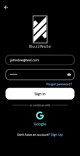 buzznote Screen 2