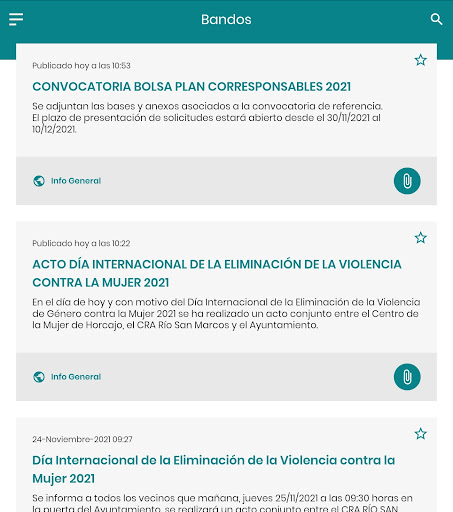 Arroba de los Montes Informa Screen 2