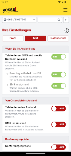 yesss! Der Mobilfunk-Diskonter Screen 3