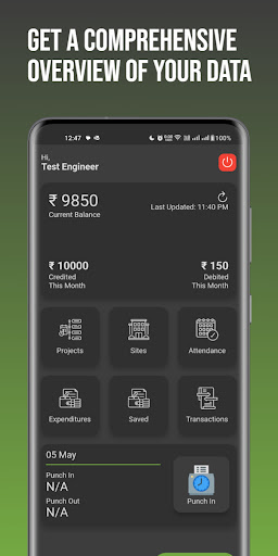 Android application GSPL Engineer screenshort