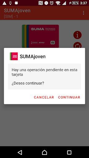 SUMAjoven Screen 2