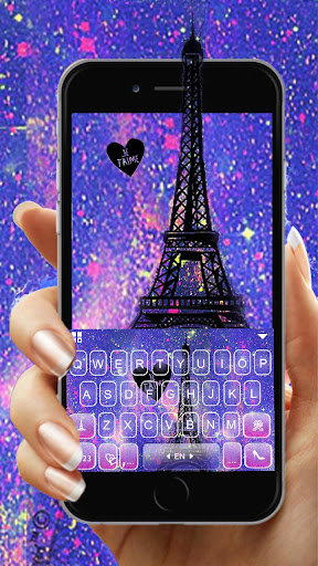 Android application Galaxy Paris Tower Theme screenshort