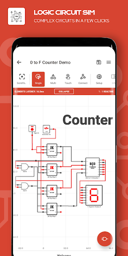 Android application Logic Circuit Simulator screenshort