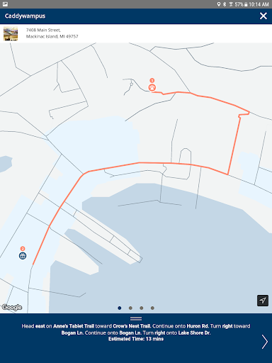 Screenshot of Visit Mackinac Island Michigan