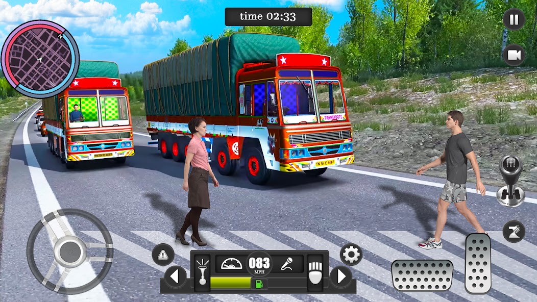 Indian Truck Cargo Simulator 2021:New Lorry Games banner