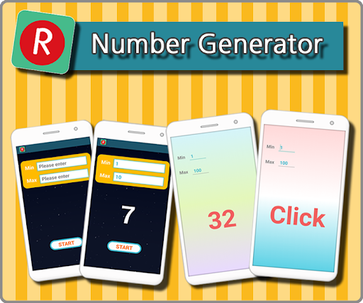 Android application Number Pick (number selection) screenshort
