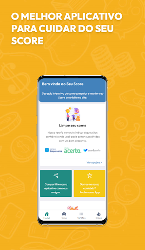 Android application Limpar nome e aumentar Score screenshort
