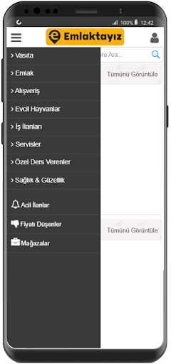 Android application Emlaktayiz screenshort