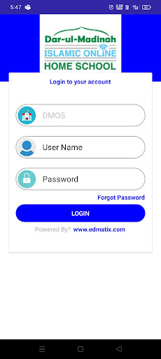 Android application Dar-ul-Madinah Home School screenshort