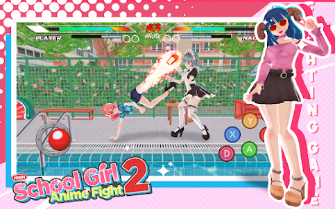 High School Girl Anime Fight 2