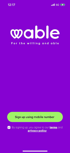 Android application Wable screenshort
