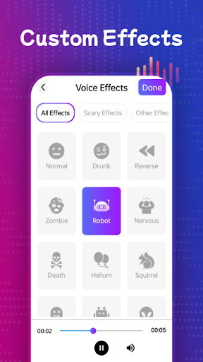 Voice Changer - Audio Effects Screen 3