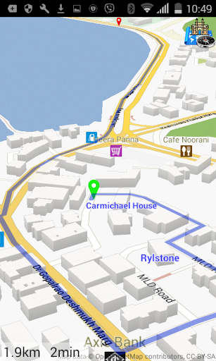 3D Mumbai: Maps + GPS Screen 2