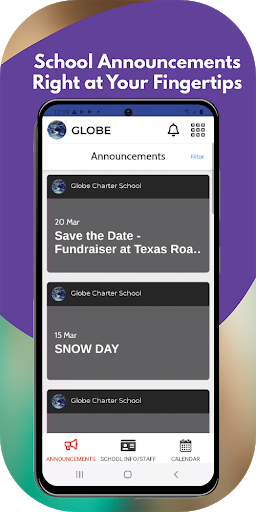 Android application Globe Charter School screenshort