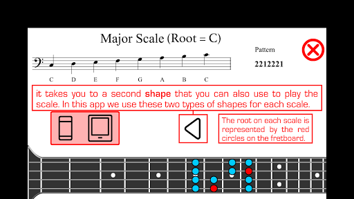 Bass Scales Screen 3