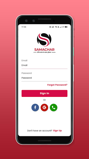 Samachar App  -  TikTok style Indian News Channels